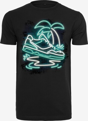 MT Men Shirt 'Palm Sneaker' in Black: front