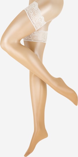 FALKE Najlonske nogavice 'Matt Deluxe STU' | kapučino / bela barva, Prikaz izdelka