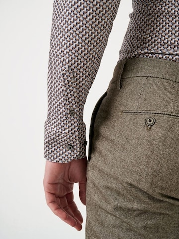 DESOTO Slim fit Overhemd in Grijs