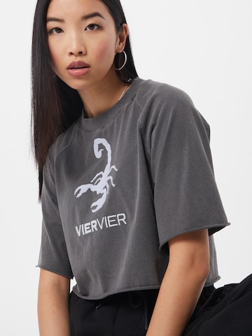 T-shirt 'Zoe' VIERVIER en gris