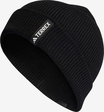 ADIDAS TERREX Athletic Hat in Black: front