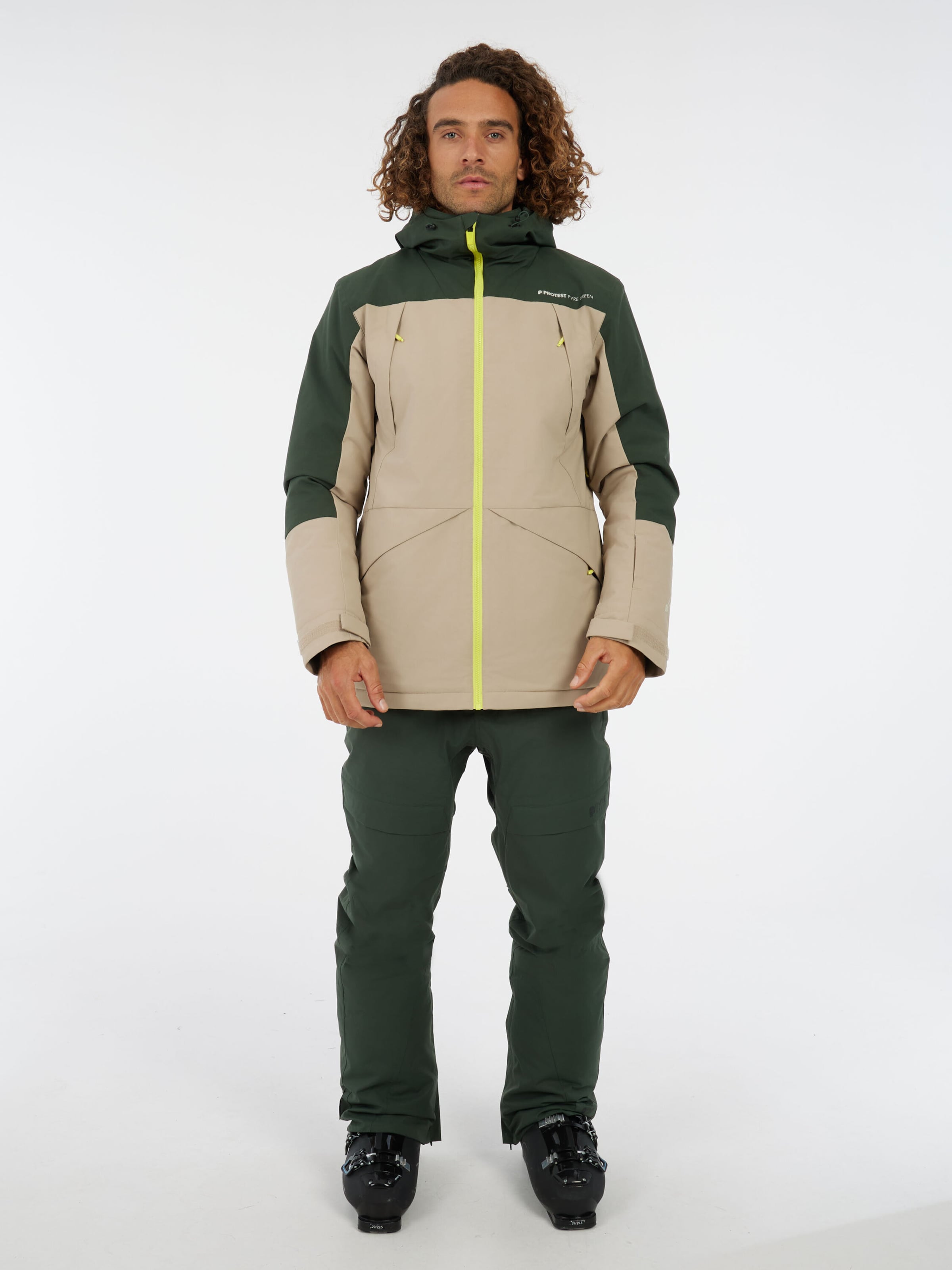 PROTEST Sportjacke 'PRTDunton'‌‌‌‌‌‌‌‌‌‌ in Grün