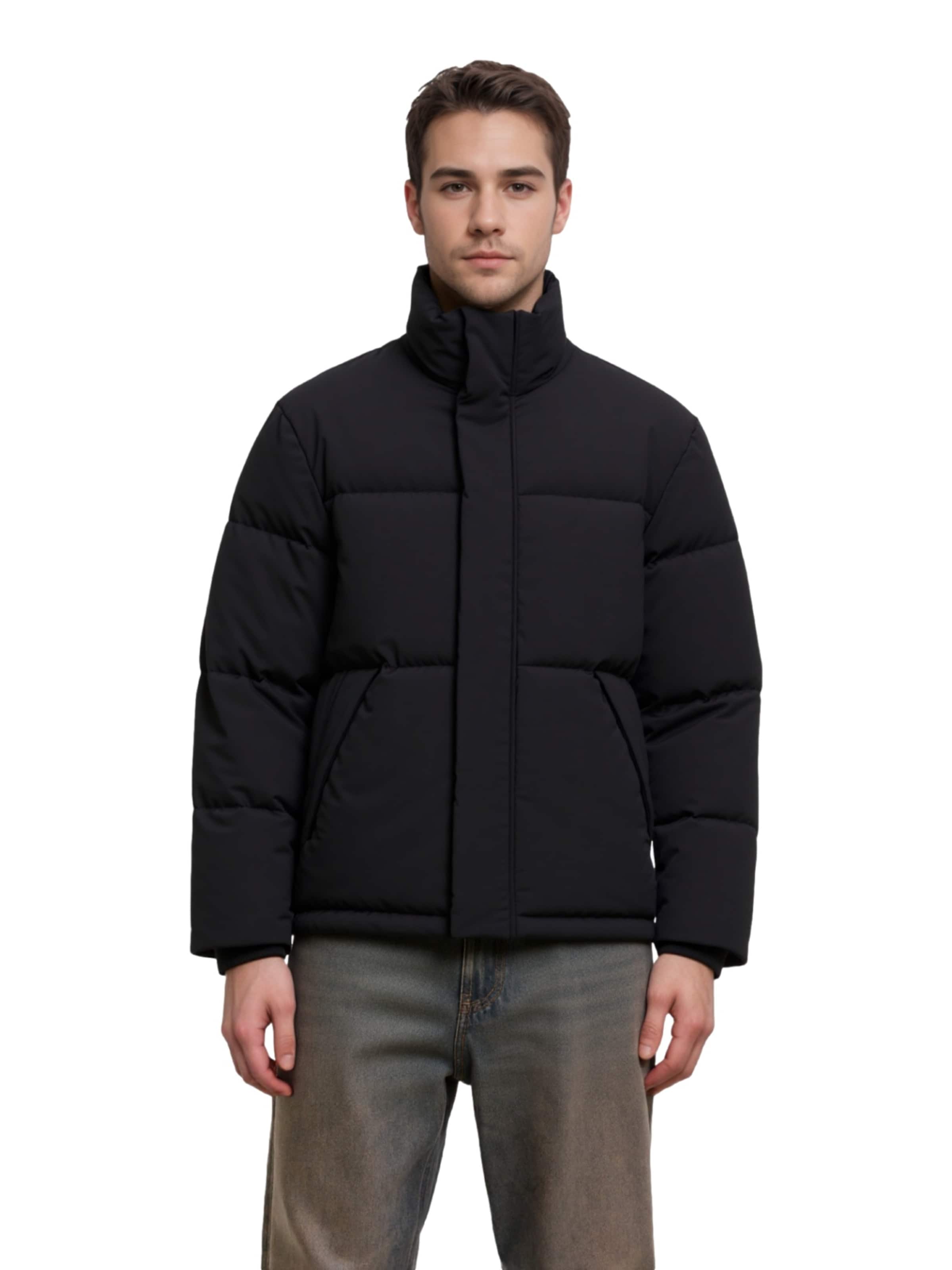 Giacca invernale 'JJESoho' di JACK & JONES in nero: frontale