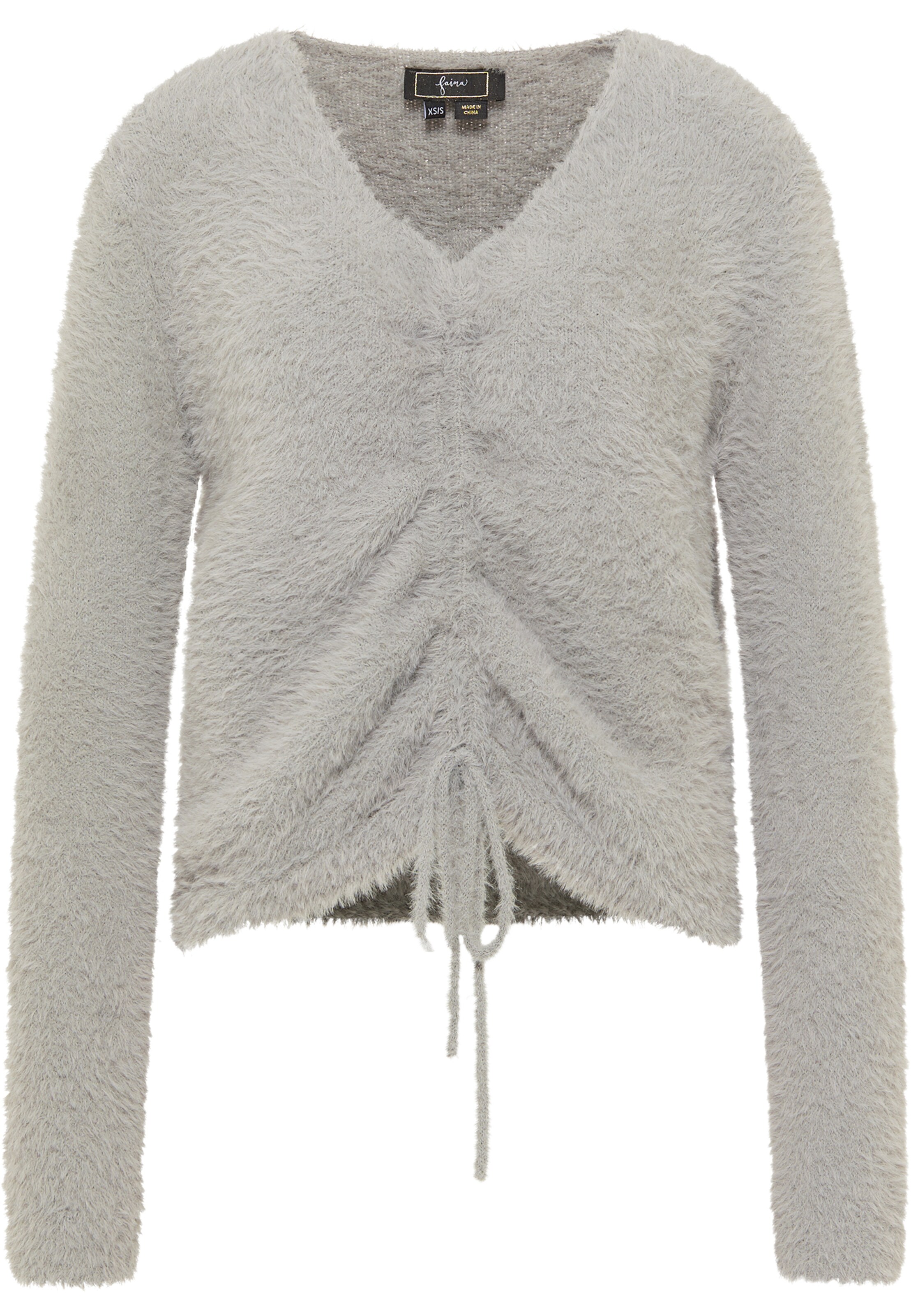 faina Pullover in Grau: Vorderseite