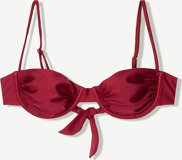 Bershka Bikinioverdel i rød: forside