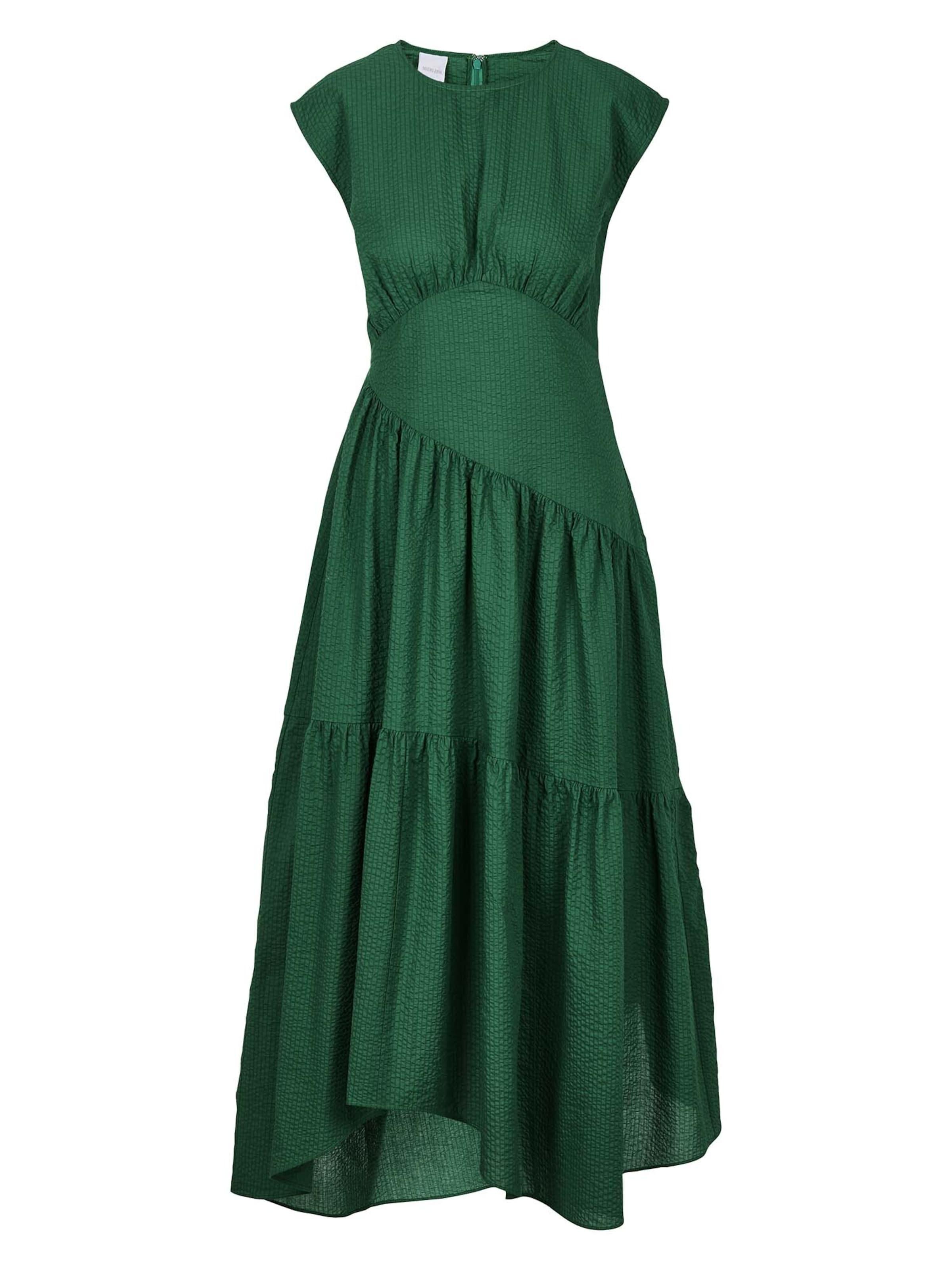 MADELEINE Kleid in Grün: Vorderseite