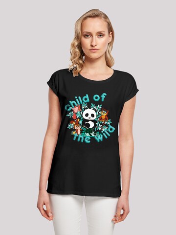 T-shirt 'Heroes of Childhood Tao Tao Child Of The Wild' F4NT4STIC en noir : devant