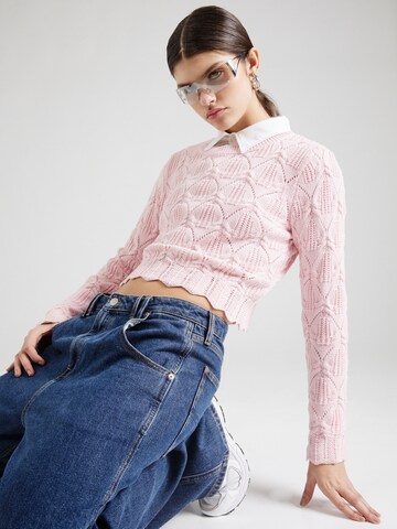 ONLY - Pullover 'VIVA' em rosa