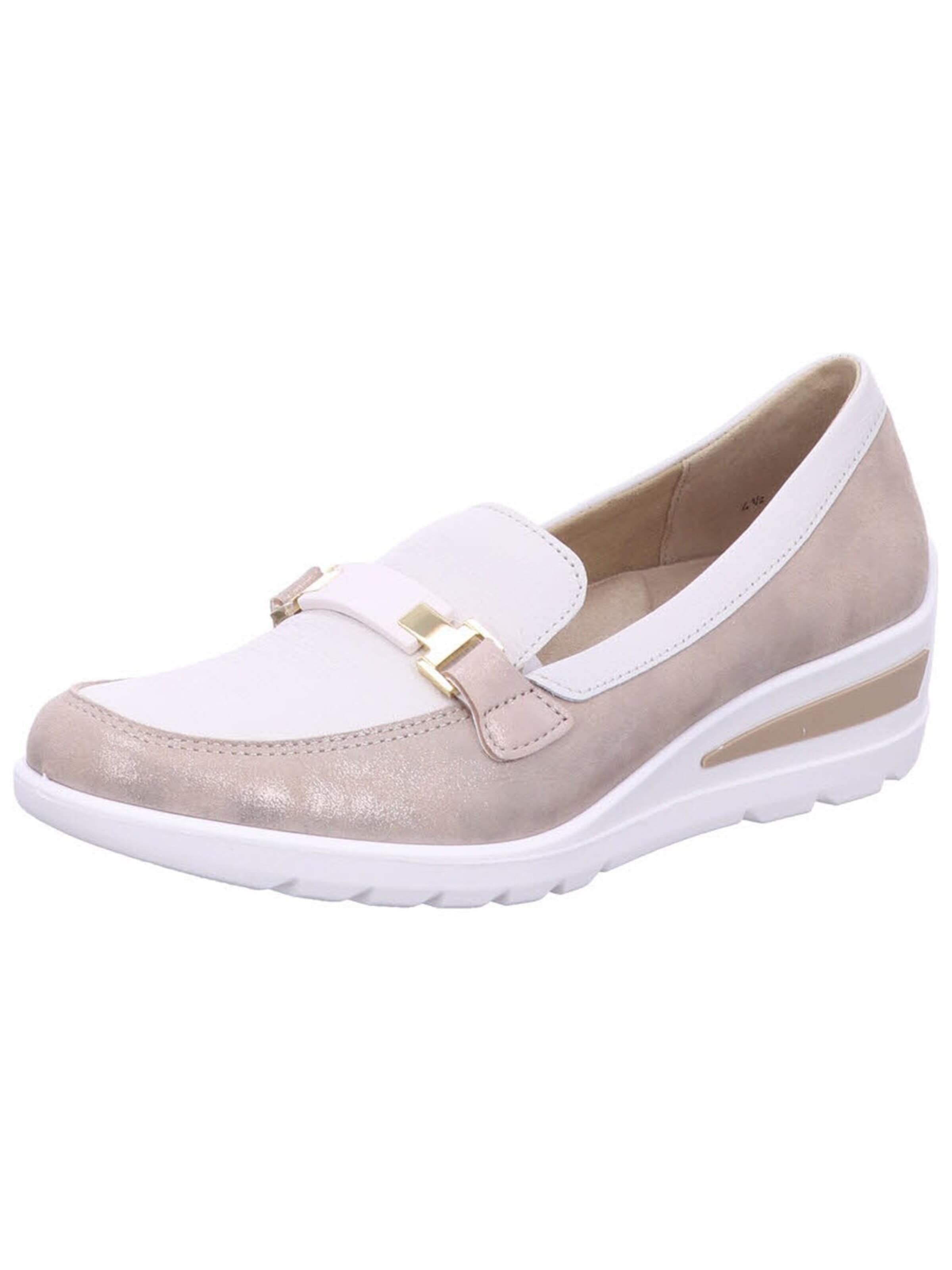 ARA Mocassins '12-50630-05' in Beige: voorkant