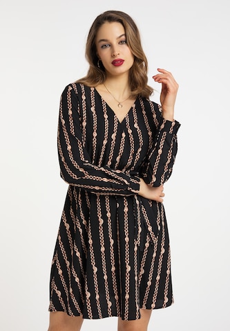 Robe faina en noir : devant