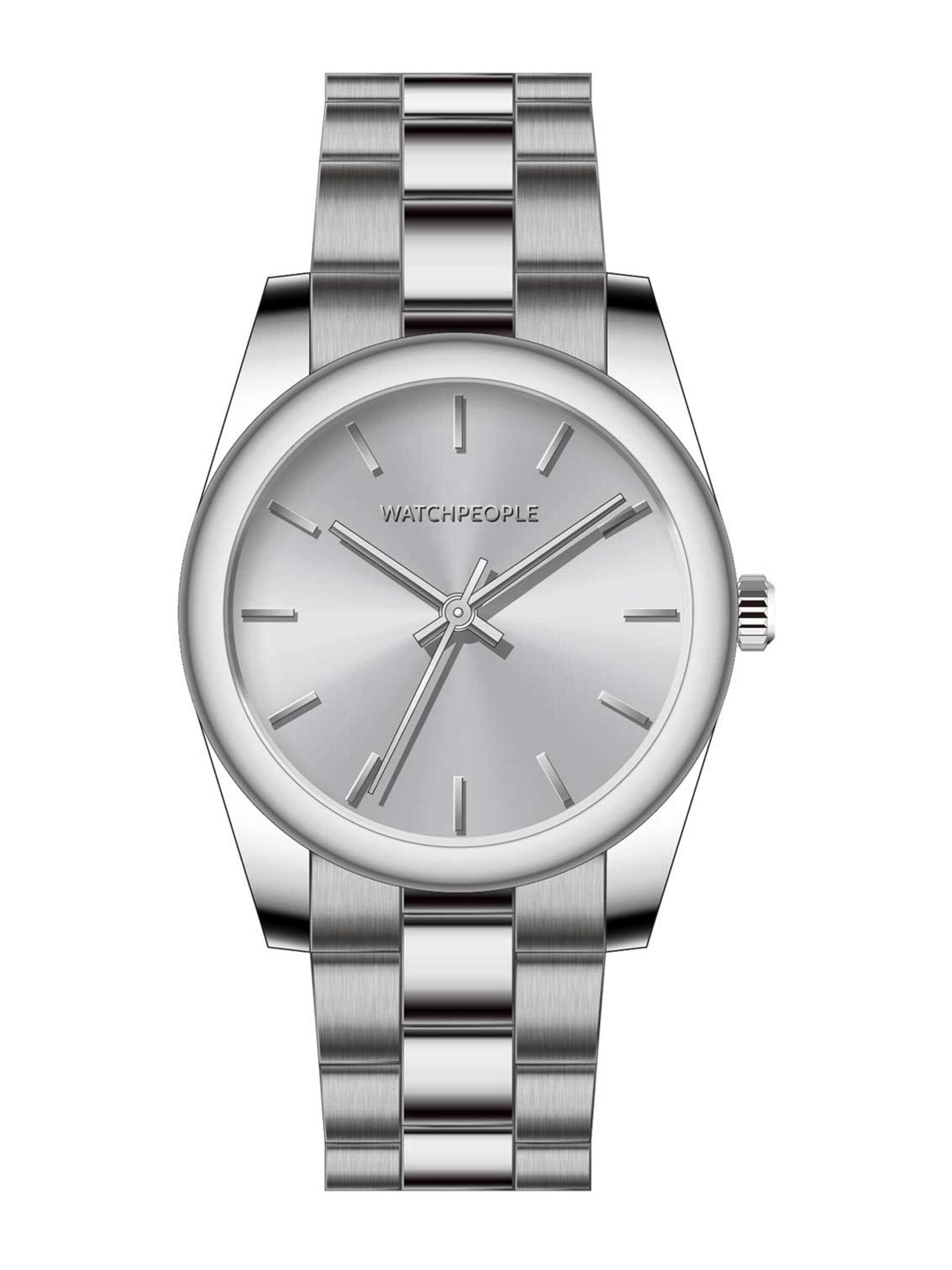WALTER GROPIUS Analog Watch 'BS AUDREY' in Silver: front