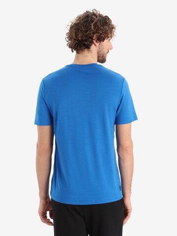 ICEBREAKER - Camisa funcionais 'Alps' em azul