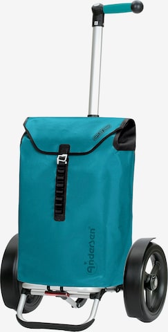 Andersen Shopper Trolley 'Tura' in Blauw: voorkant