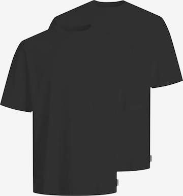 T-Shirt JJ Rebel en noir : devant