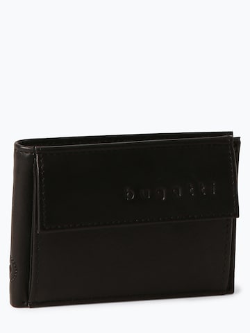 bugatti Wallet in Black: front