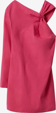 MANGO Kokteilové šaty 'Lina' - ružová: predná strana