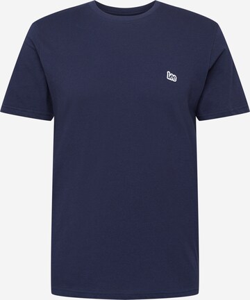 T-Shirt Lee en bleu : devant