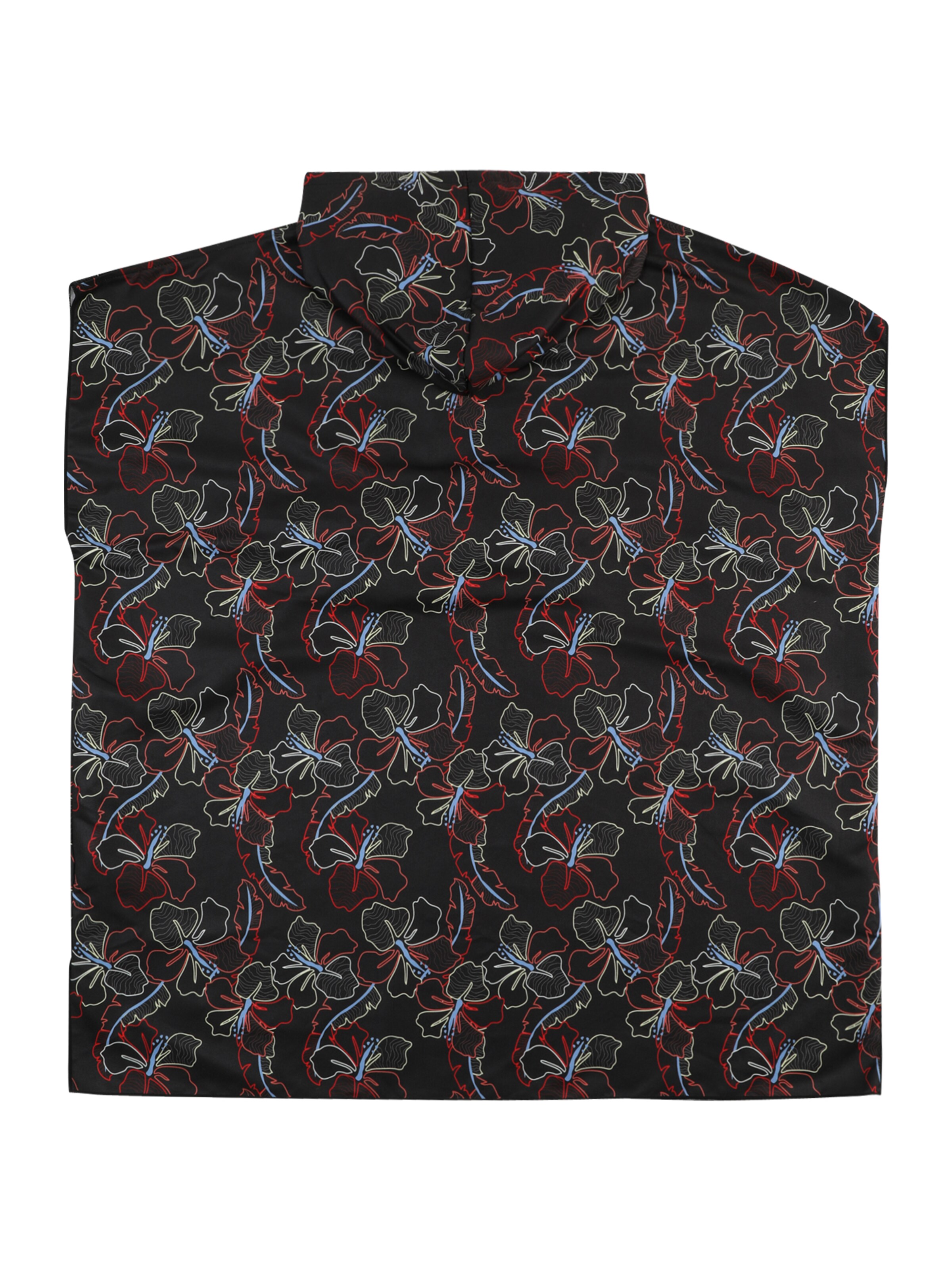 juoda ROXY Trumpas vonios chalatas 'Confetti Beach'