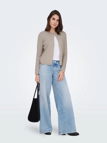 ONLY Gebreid vest 'ONLLOYAL' in Beige