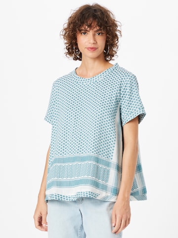 Summery Copenhagen Bluse i blå: forside