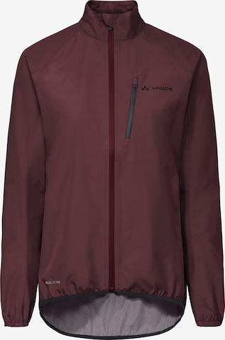 VAUDE Sports jacket 'Drop' in Brown: front
