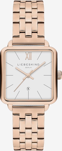 Orologio analogico di Liebeskind Berlin in oro: frontale