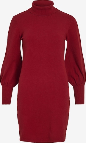 VILA Gebreide jurk 'VIKerry' in Rood: voorkant