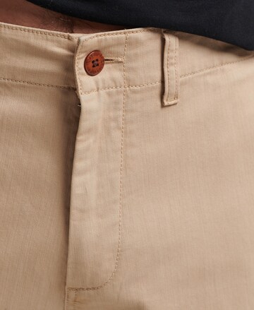 Superdry Regular Chino Pants in Brown