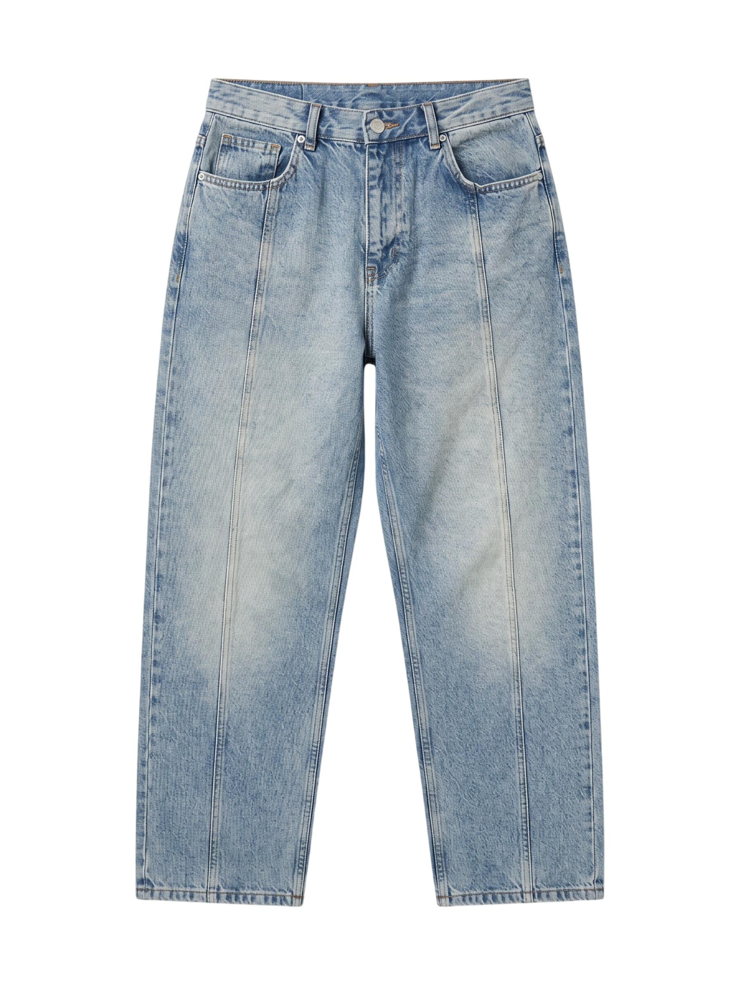 Kleidermafia Jeans 'Front Line Baggy Jeans - Light Blue' in 29 in de kleur Lichtblauw, Productweergave