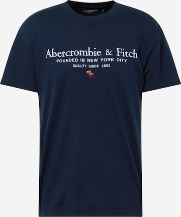 Abercrombie & Fitch Футболка в Синий: спереди