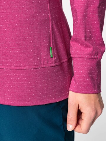 VAUDE Sports sweatshirt 'Tuenno' in Pink
