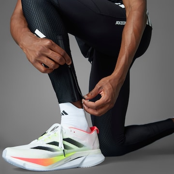 Skinny Pantalon de sport 'Adizero' ADIDAS PERFORMANCE en noir