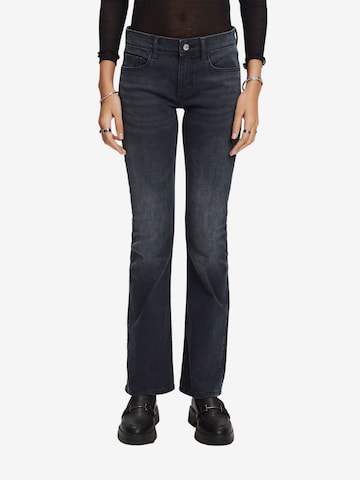 ESPRIT Flared Jeans in Grijs: voorkant