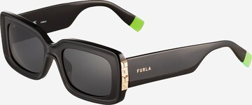 melns FURLA Saulesbrilles 'WD00061': no priekšpuses