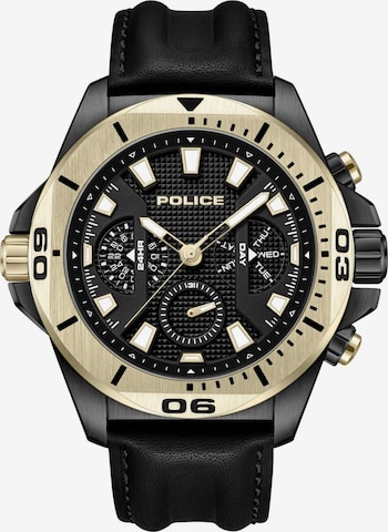 POLICE Analog watch 'Electrical' in Black: front