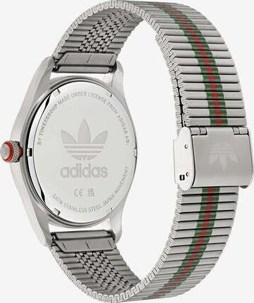 ADIDAS ORIGINALS Analoog horloge 'Code four' in Zilver