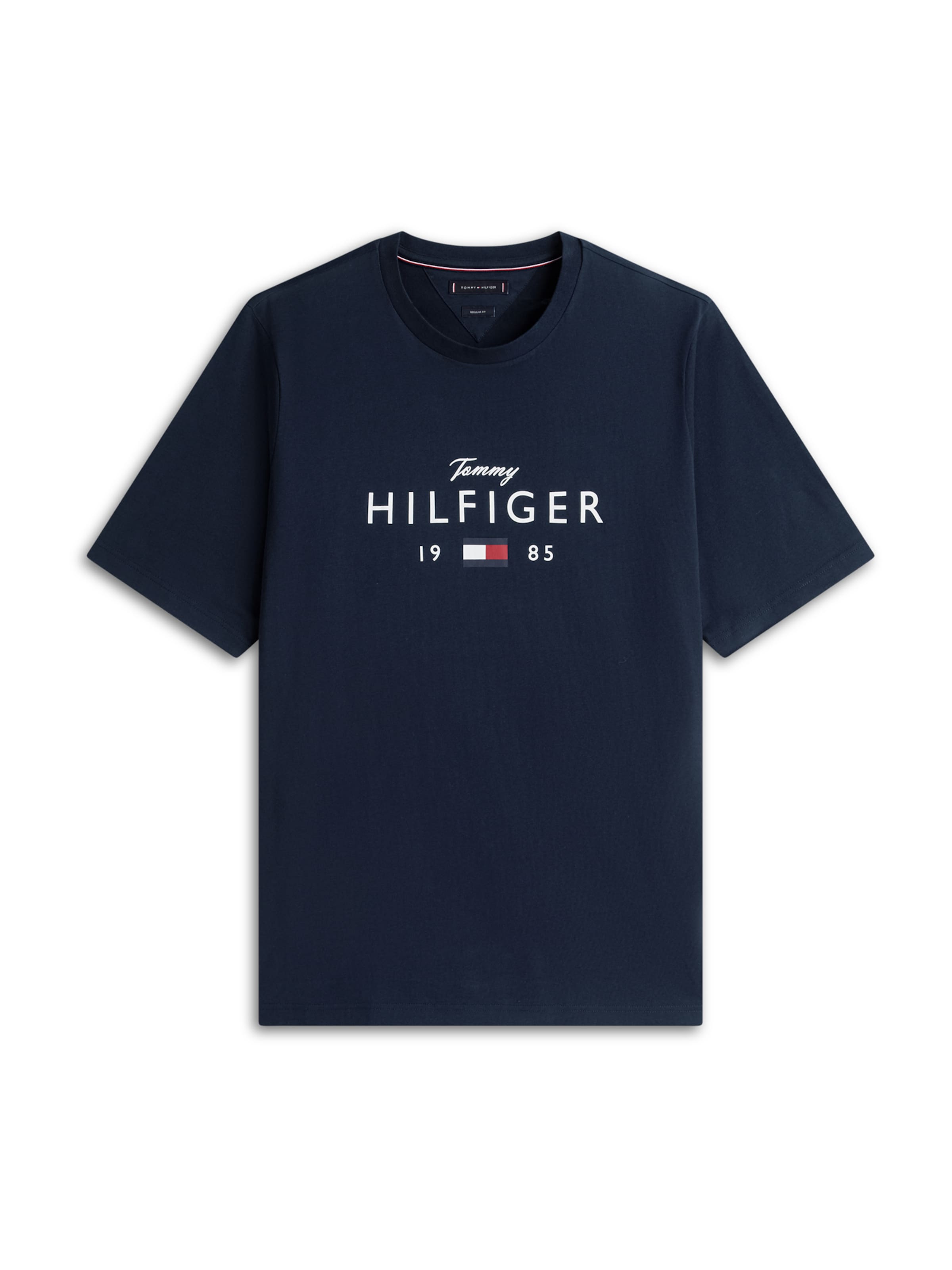 Tommy Hilfiger Big & Tall Tričko 'BRAND LOVE' – modrá: přední strana