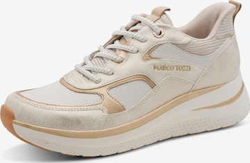Sneaker bassa di MARCO TOZZI in beige: frontale
