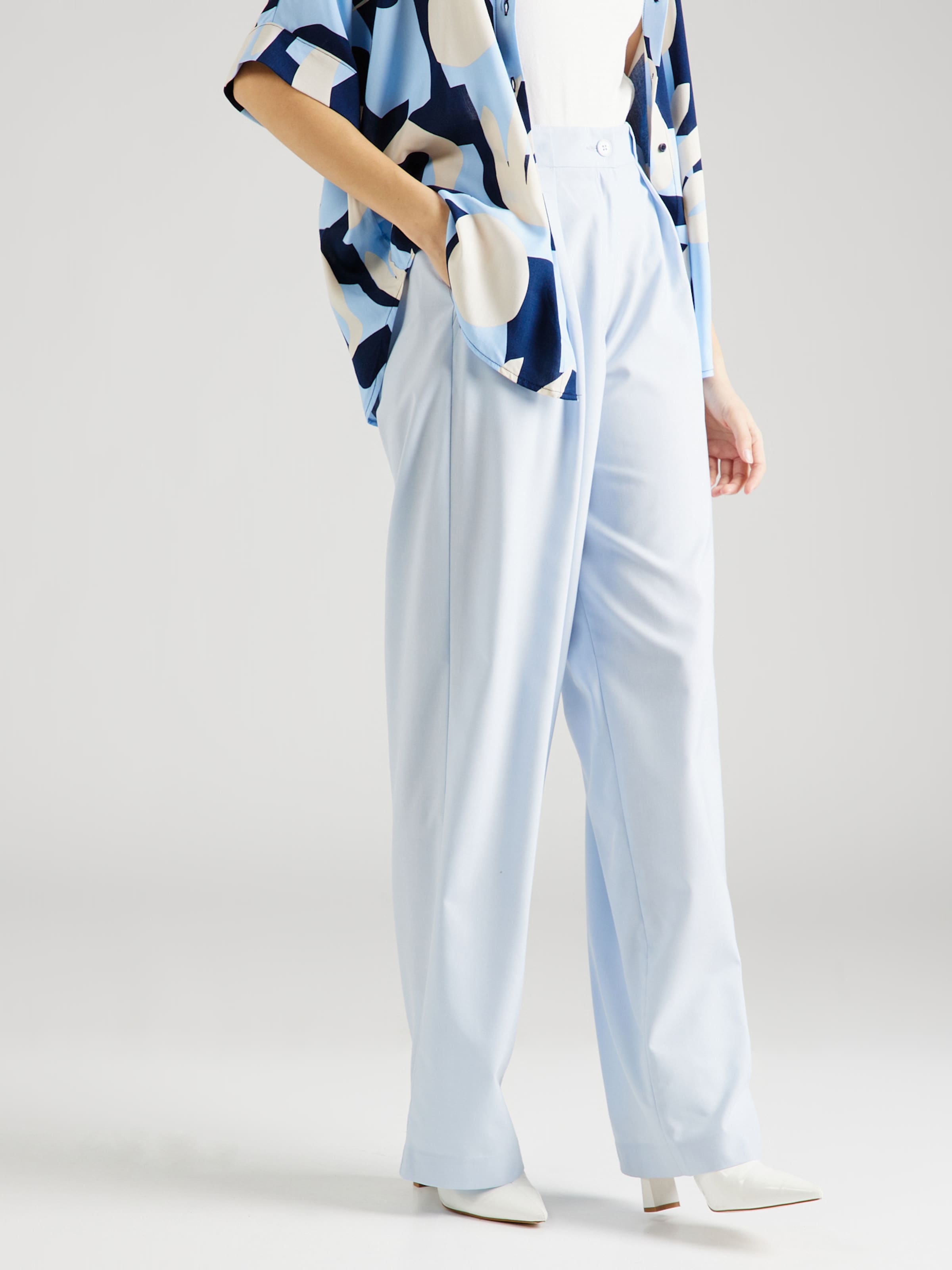 Pantaloni blu benetton cheap