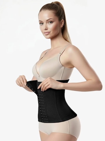 Shapetape Korsetlijfje 'Waist Trainer Korset met 4 rijen haakjes' in Zwart