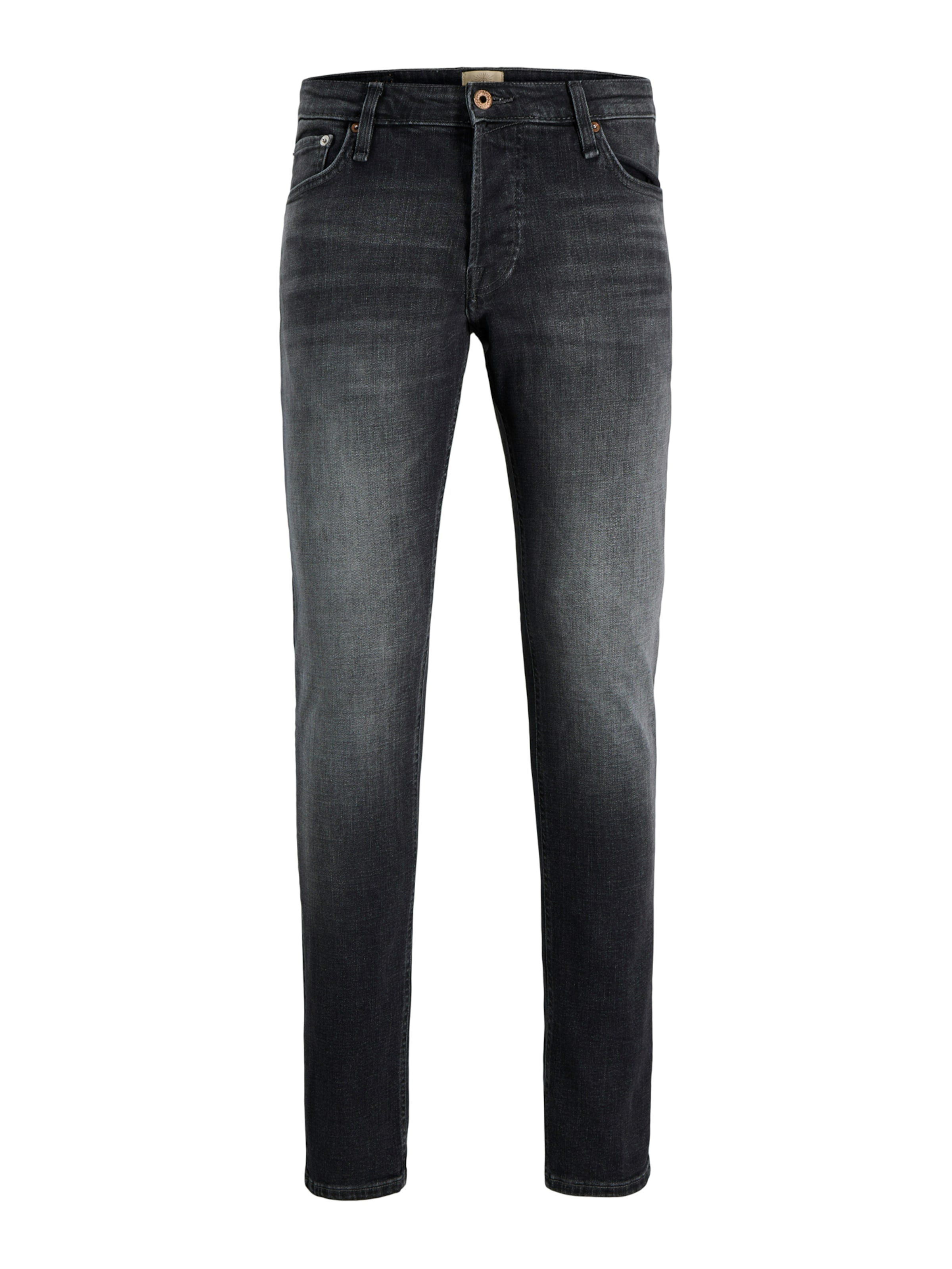 JACK & JONES - Slimfit Vaquero 'JJIGLENN JJCOOPER' en negro: frente