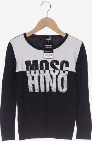 Love Moschino Sweater & Cardigan in XS in Blue: front