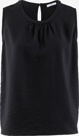 Tamaris Bluse 'Ebina' in Schwarz: Vorderseite