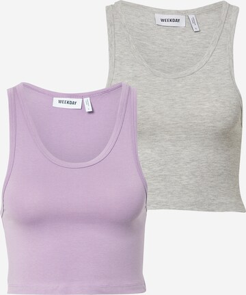 WEEKDAY Top in Grau: predná strana