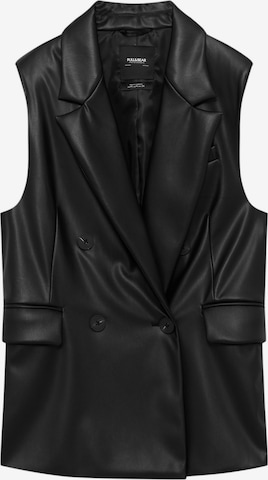Pull&Bear Vest in Black: front
