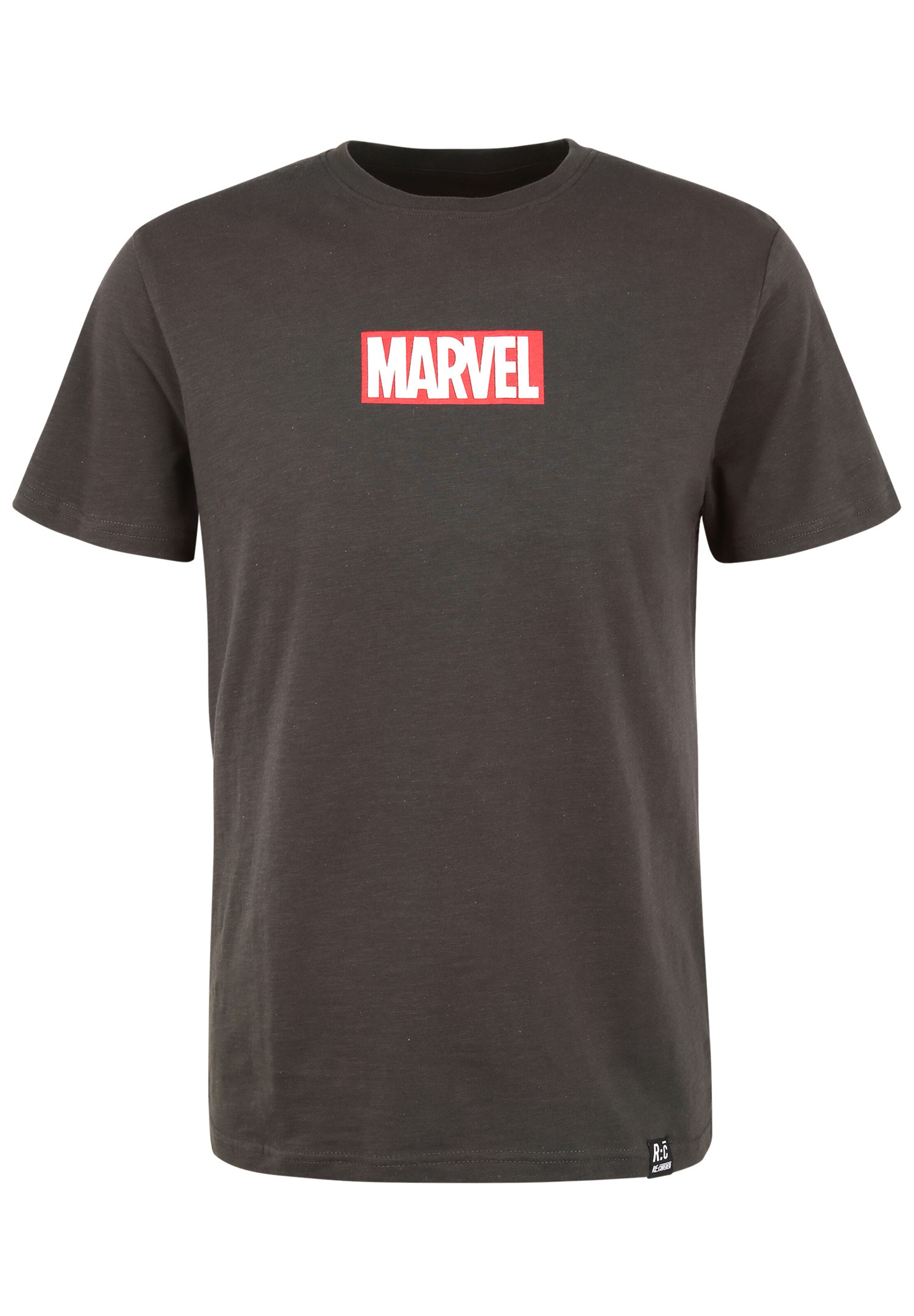 Recovered Shirt 'Marvel Classic Logo' in Dark grey, Item view