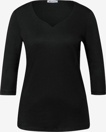 STREET ONE Shirt in Black: front