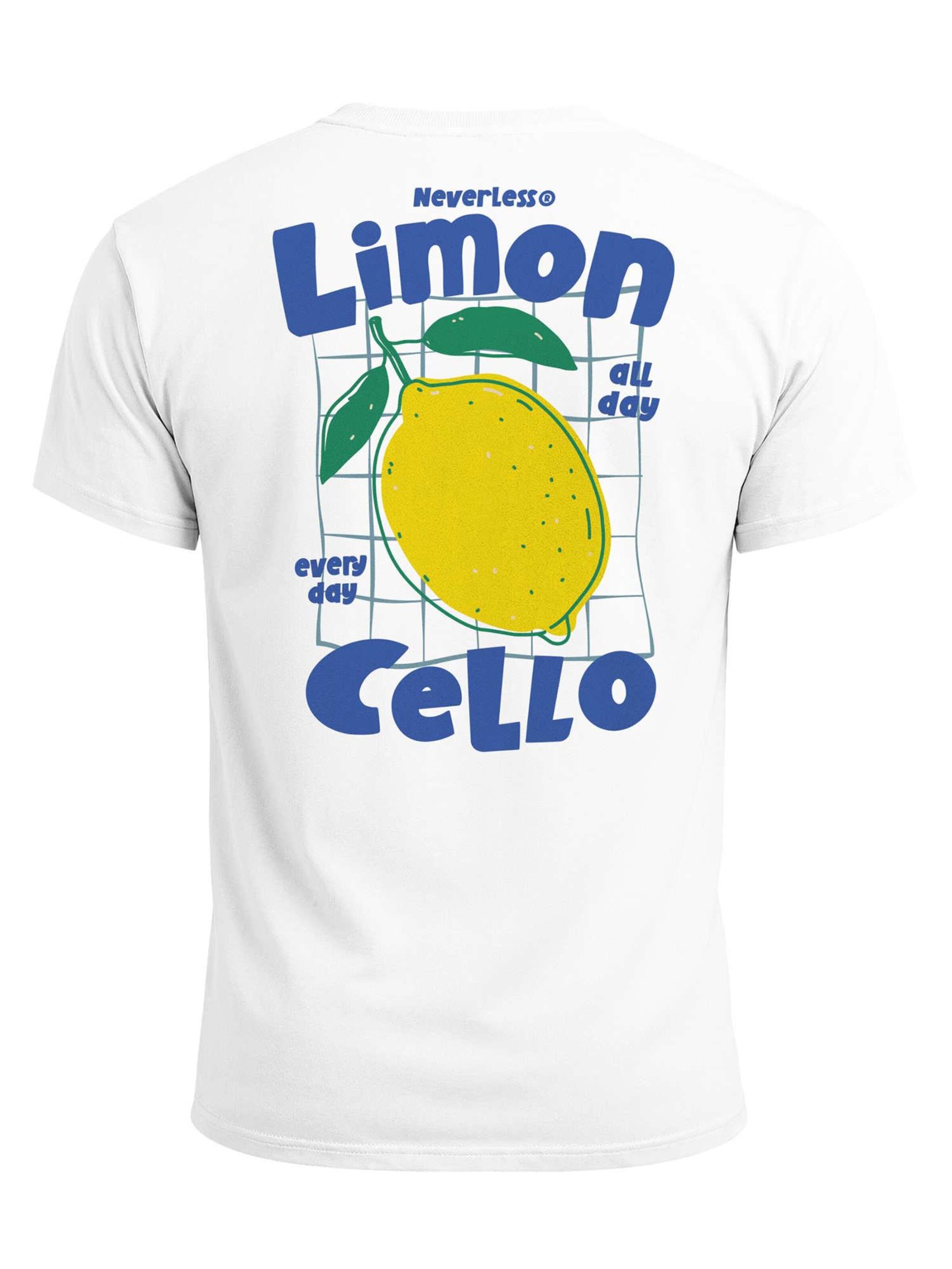Neverless Shirt 'Limon Cello' in White