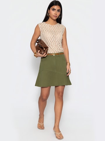 SASSYCLASSY - Falda en verde