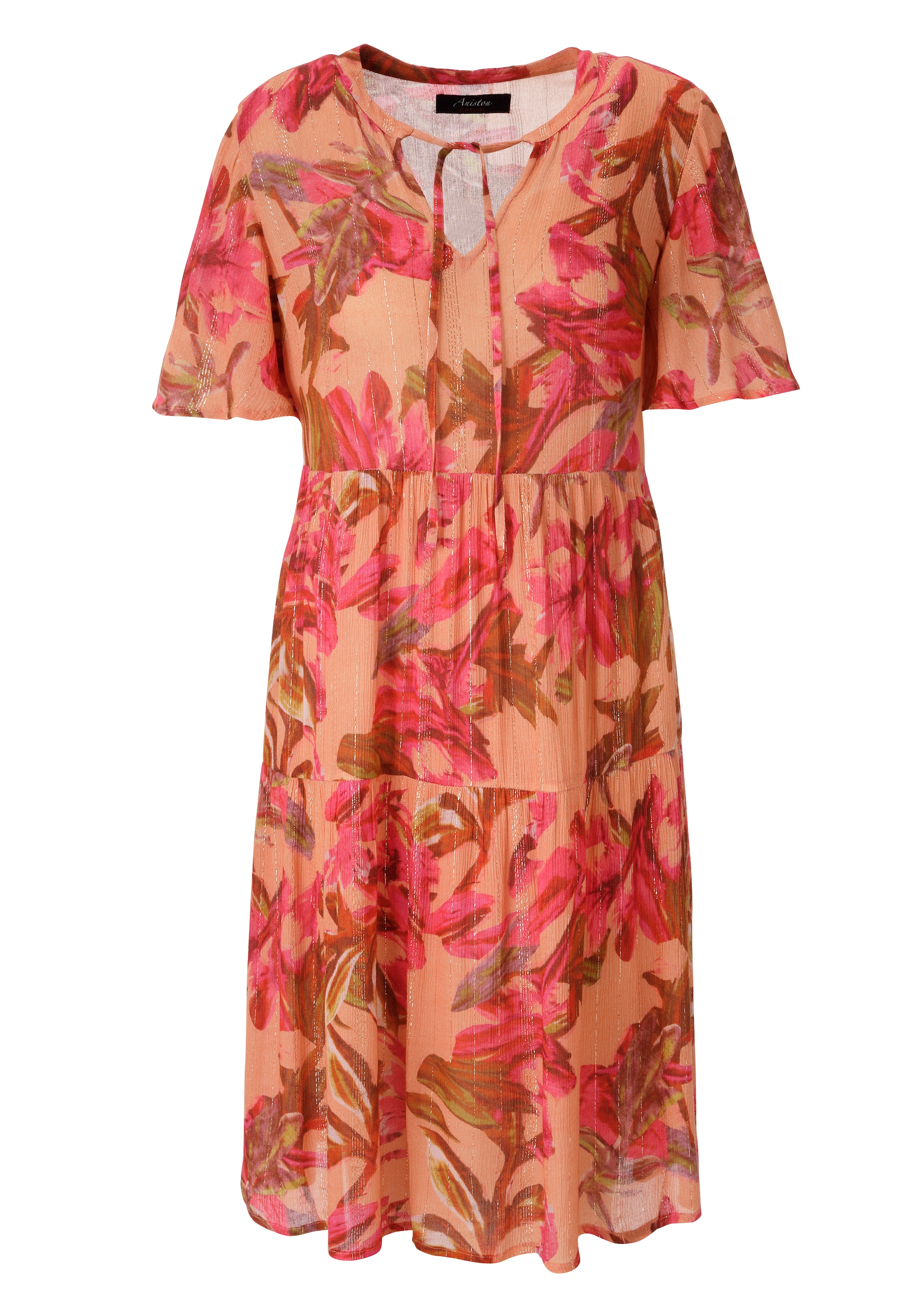 Aniston CASUAL Summer Dress in Orange: front